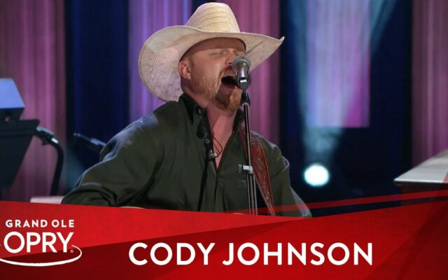 Cody Johnson Performs “Til’ You Can’t” at The Grand Ole Opry